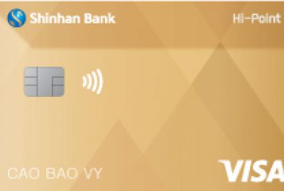 Thẻ tín dụng quốc tế Shinhan Bank Hi-Point Hạng Vàng - Vô vàn ưu đãi